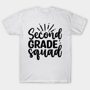 📚 Second Grade Squad – Fun and Energetic Back to School Design T-Shirt